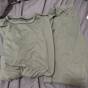 Fashion Nova Olive Lounge Set